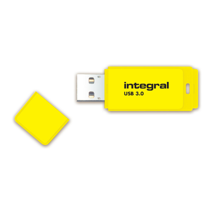 USB-stick 3.0 Integral 64GB neon geel
