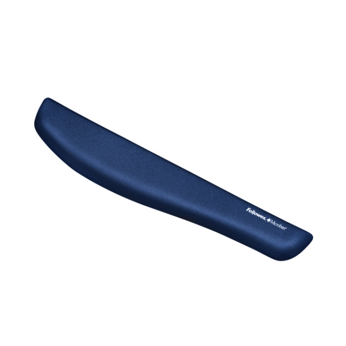 Polssteun Fellowes Plush Touch blauw