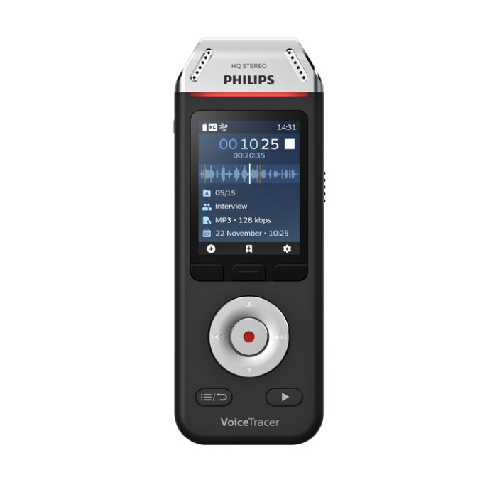 Digital voice recorder Philips DVT 2110 voor interviews