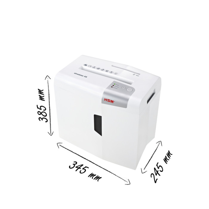 Papiervernietiger HSM shredstar X5 snippers 4.5x30mm