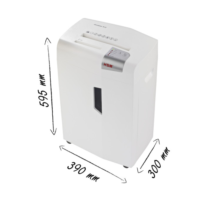 Papiervernietiger HSM shredstar X13 snippers 4x37mm