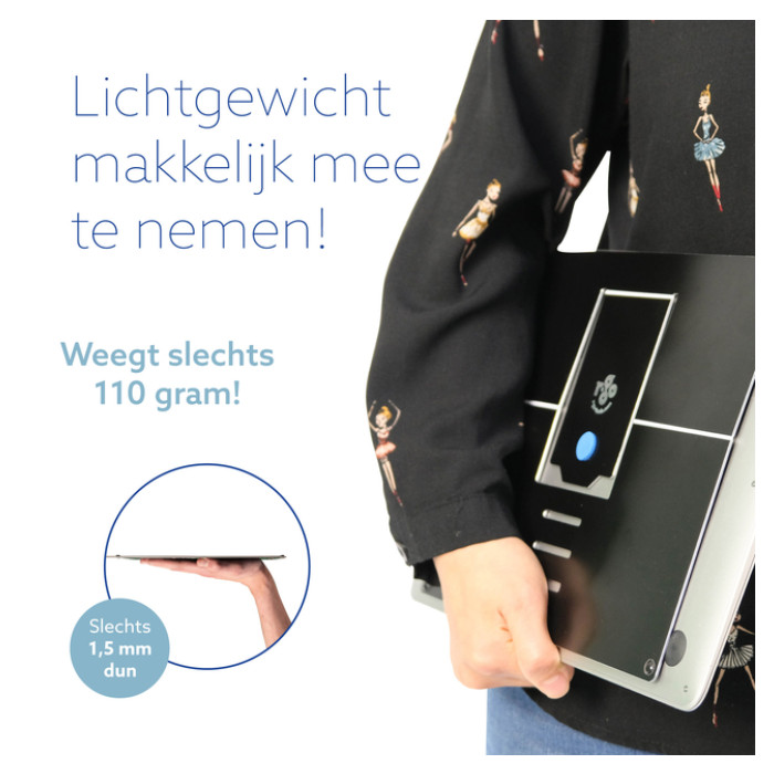 Laptopstandaard R-Go Riser Attachable