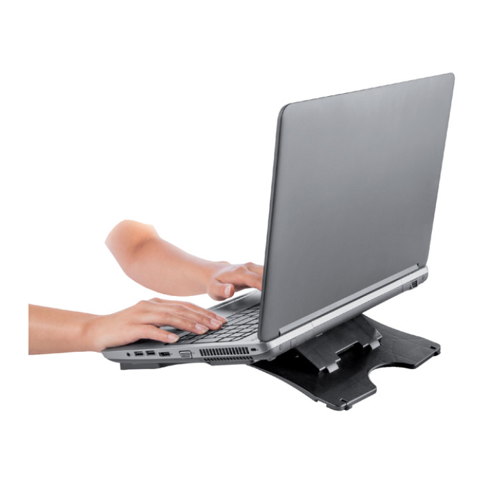 Laptopstandaard Quantore verstelbaar antraciet