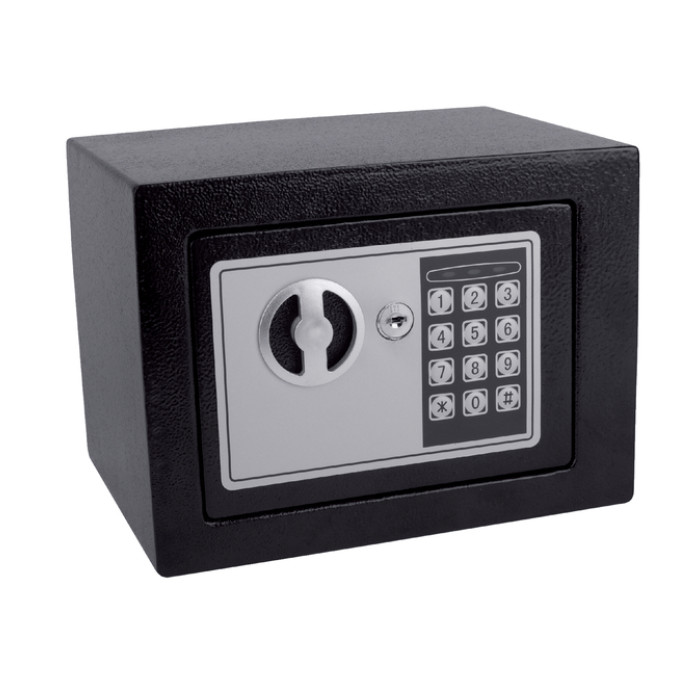 Kluis Pavo mini elektronisch 230x170x170mm zwart