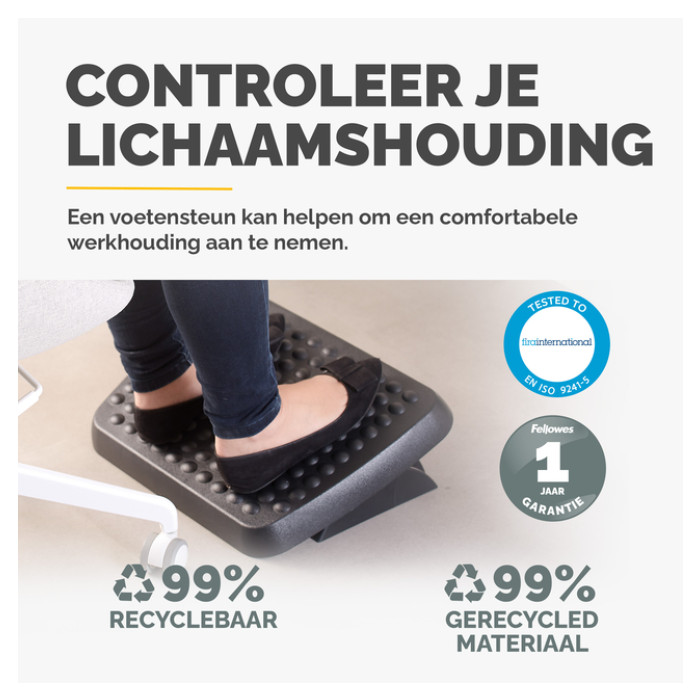 Voetensteun Fellowes standaard