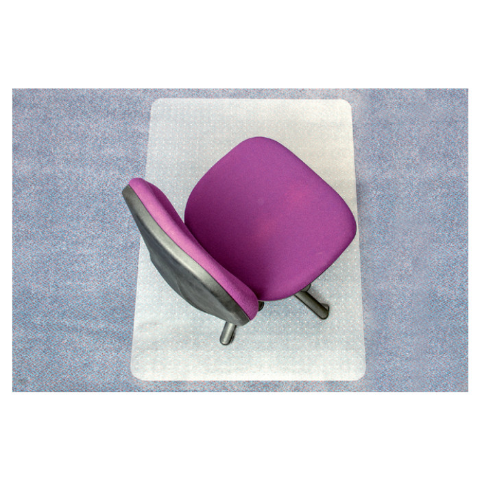 Stoelmat Floortex PVC 120x90cm voor zachte vloeren