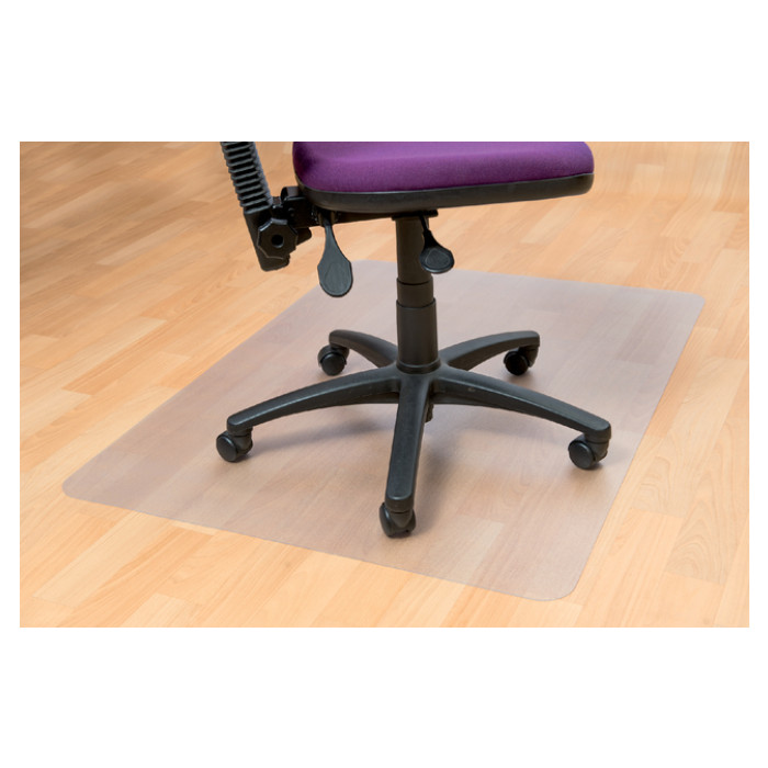 Stoelmat Floortex PVC 120x90cm voor harde vloeren retailpak