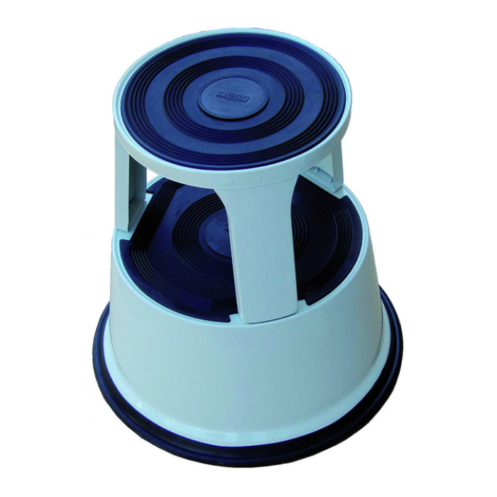 Opstapkruk Desq 420mm metaal grijs