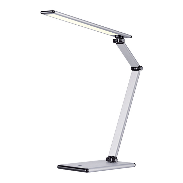 Bureaulamp Hansa led Slim zilvergrijs