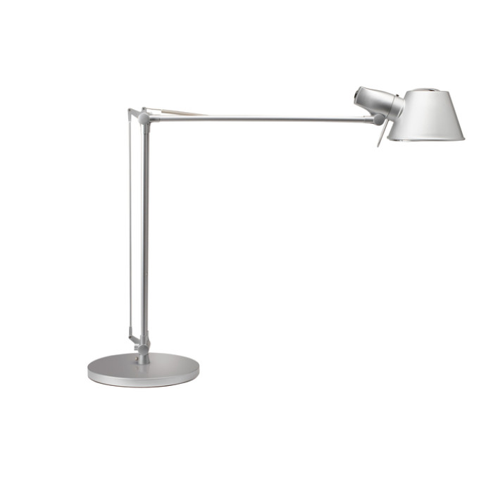 Bureaulamp MAUL Rock LED voet zilvergrijs