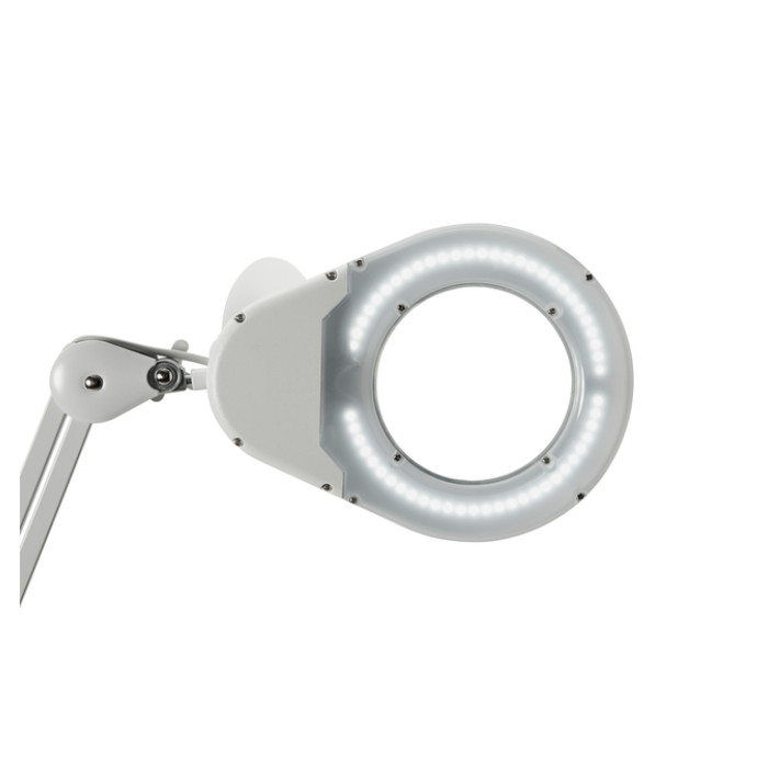 Loeplamp MAUL Viso LED tafelklem wit