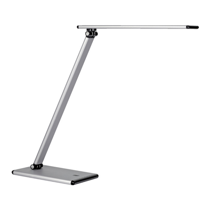 Bureaulamp Unilux Terra led aluminium grijs