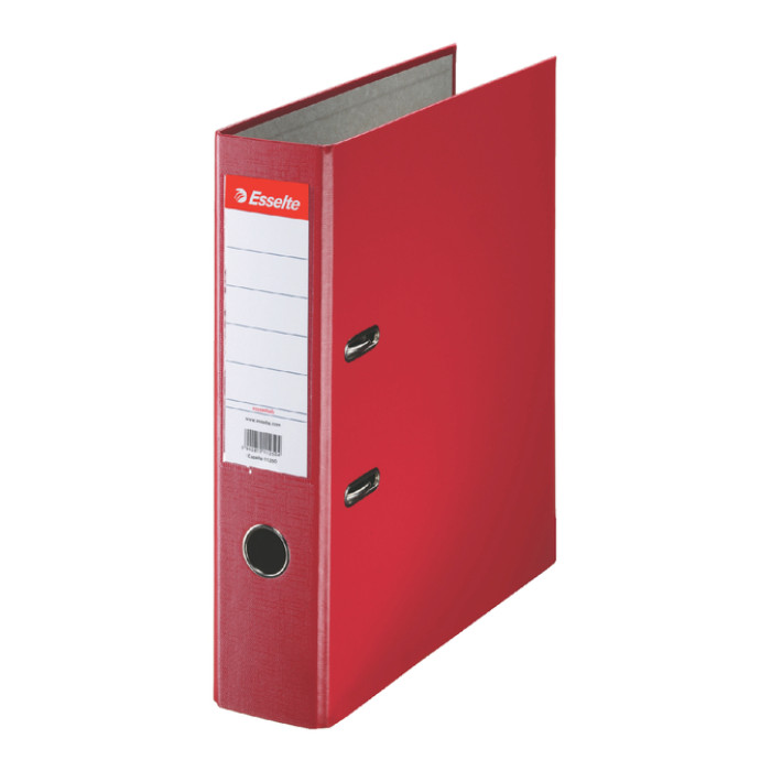 Ordner Esselte Essentials 75mm PP A4 rood