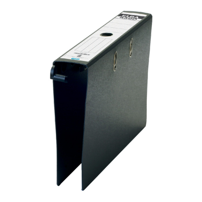 Hangordner Elba Rado 75mm karton zwart gewolkt