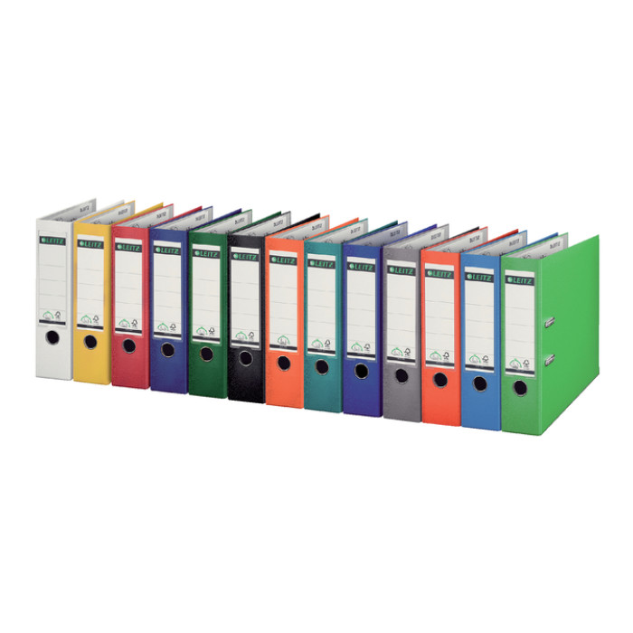 Ordner Leitz 1010 180° 80mm PP A4 rood
