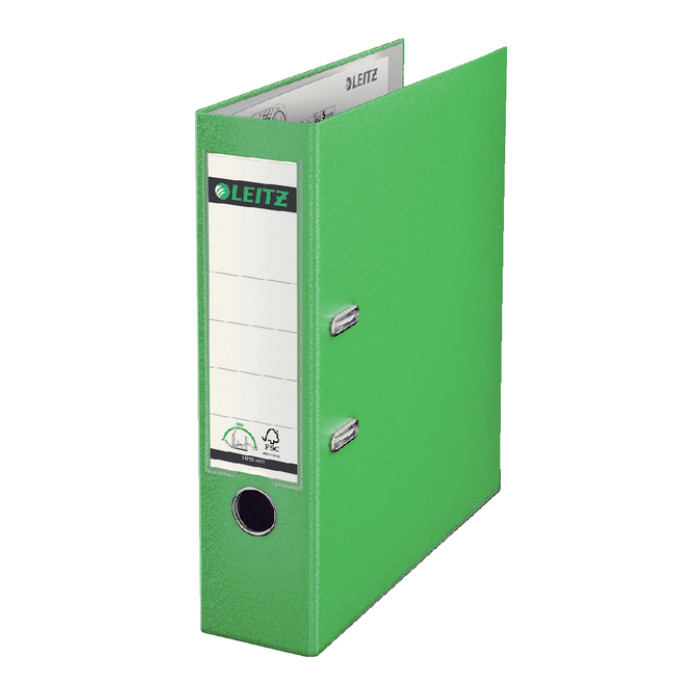 Ordner Leitz 1010 180° 80mm PP A4 lichtgroen