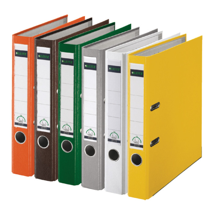 Ordner Leitz 1015 180° 50mm PP A4 oranje