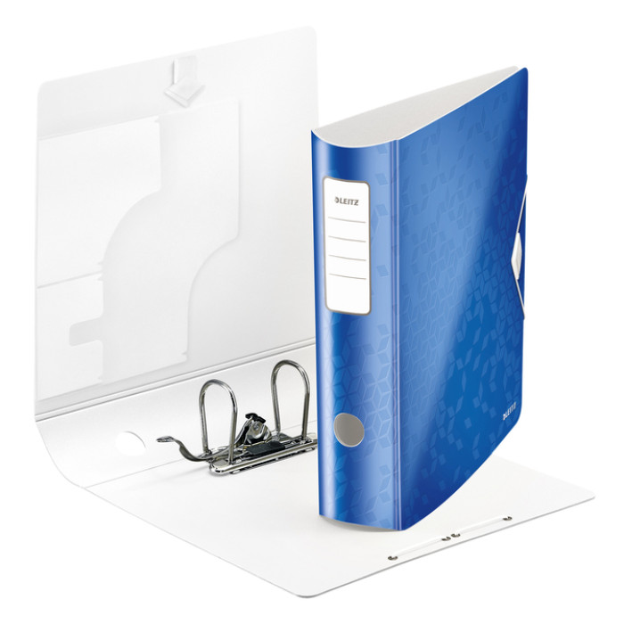 Ordner Leitz WOW active 180° 80mm PP A4 blauw