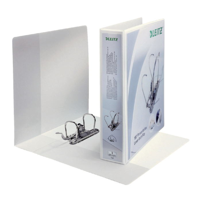 Ordner Leitz 4226 panorama 180° 50mm PP A4 maxi 3tas wit