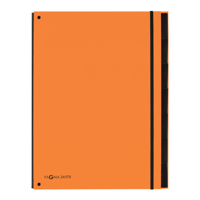 Sorteermap Pagna Trend A4 7 tabs oranje