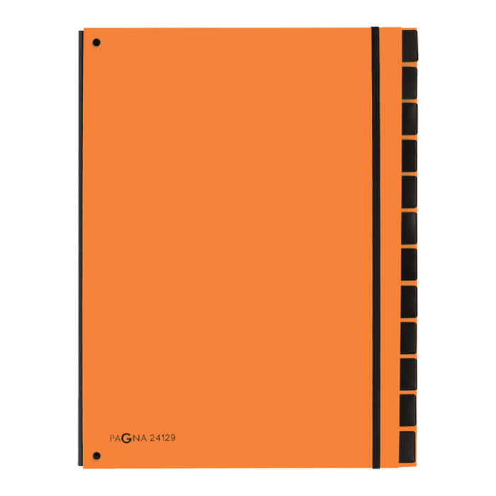 Sorteermap Pagna Trend A4 12 tabs oranje