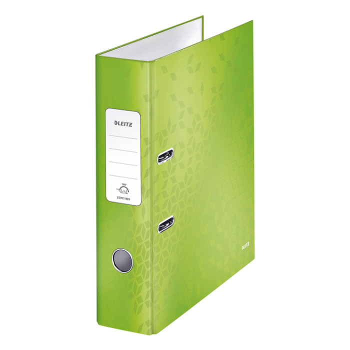 Ordner Leitz Wow 180° gelamineerd 80mm A4 groen