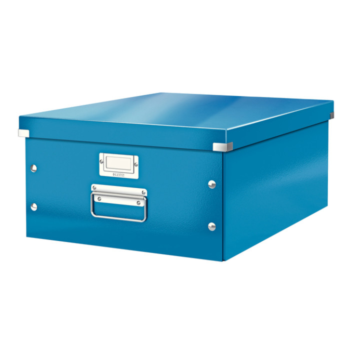 Opbergdoos Leitz Click & Store WOW groot 369x200x482mm blauw