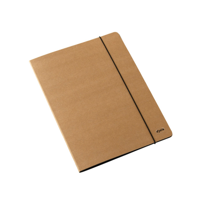 Sorteermap Kraft Line A4 6 tabbladen bruin