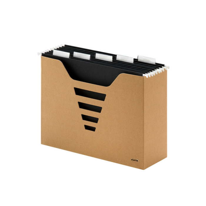 Hangmappenbox Kraft Line A4 + 5 hangmappen