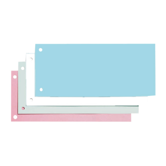 Scheidingsstrook Oxford smal 240x105mm 190gr blauw 100 stuks