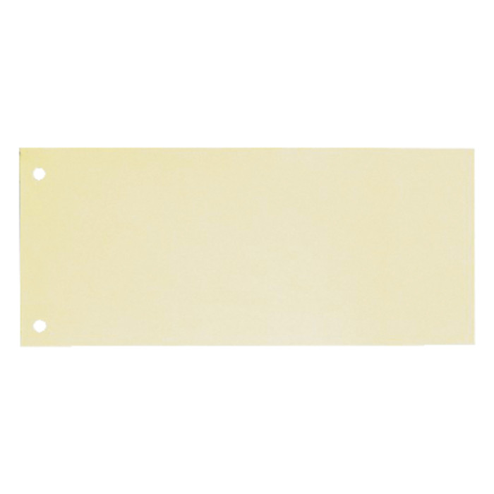 Scheidingsstrook Oxford smal 240x105mm 190gr geel 100 stuks