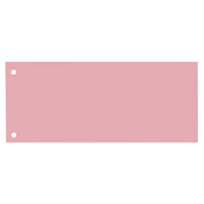Scheidingsstrook Oxford smal 240x105mm 190gr roze 100 stuks