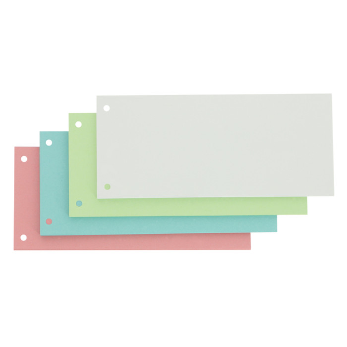 Scheidingsstrook Oxford smal 240x105mm 190gr assorti 100 stuks