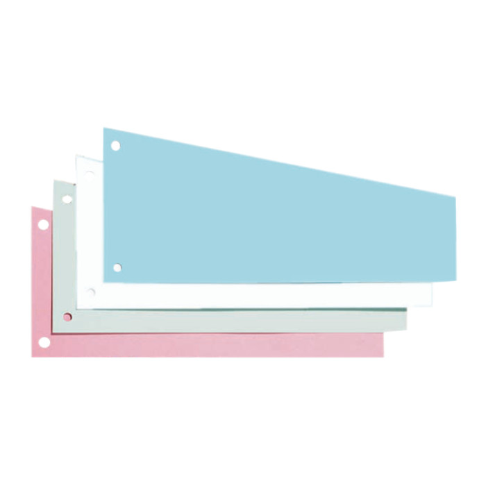 Scheidingsstrook Oxford trapezium 240x105/55mm 190gr blauw 100 stuks
