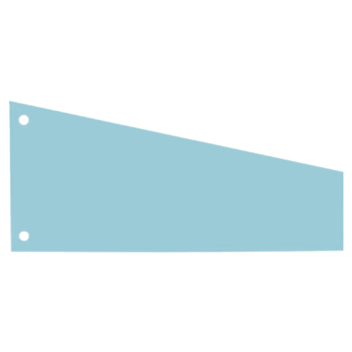 Scheidingsstrook Oxford trapezium 240x105/55mm 190gr blauw 100 stuks