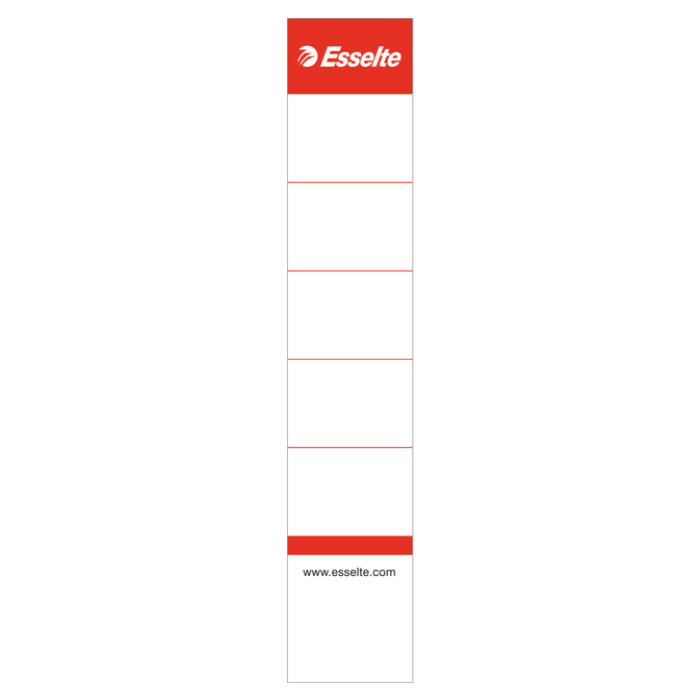 Rugetiket Esselte smal 30x158mm wit 100 stuks