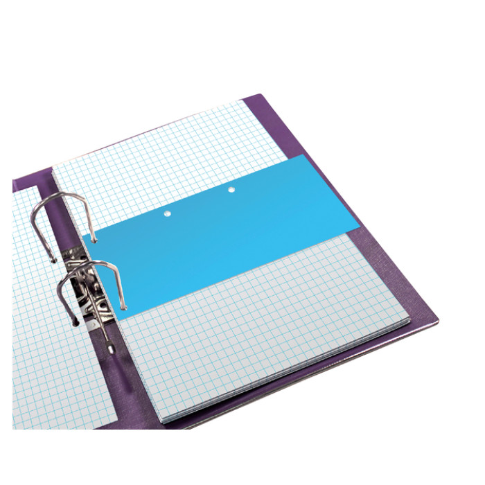 Scheidingsstrook Oxford Duo 240x105mm blauw 60 stuks