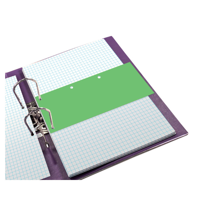 Scheidingsstrook Oxford Duo 240x105mm groen 60 stuks