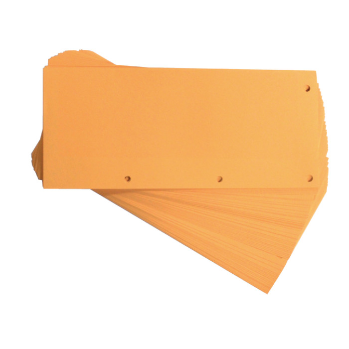 Scheidingsstrook Oxford duo 240x105mm oranje 60 stuks
