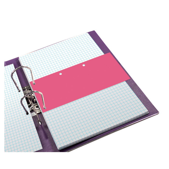 Scheidingsstrook Oxford duo 240x105mm roze 60 stuks