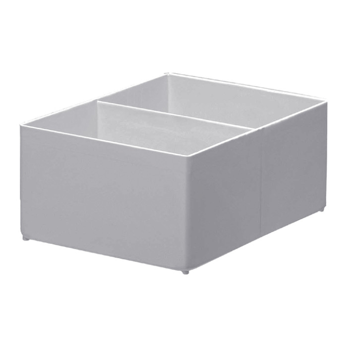 Inzetbak Djois hoog 70x122x168mm 2-vaks grijs