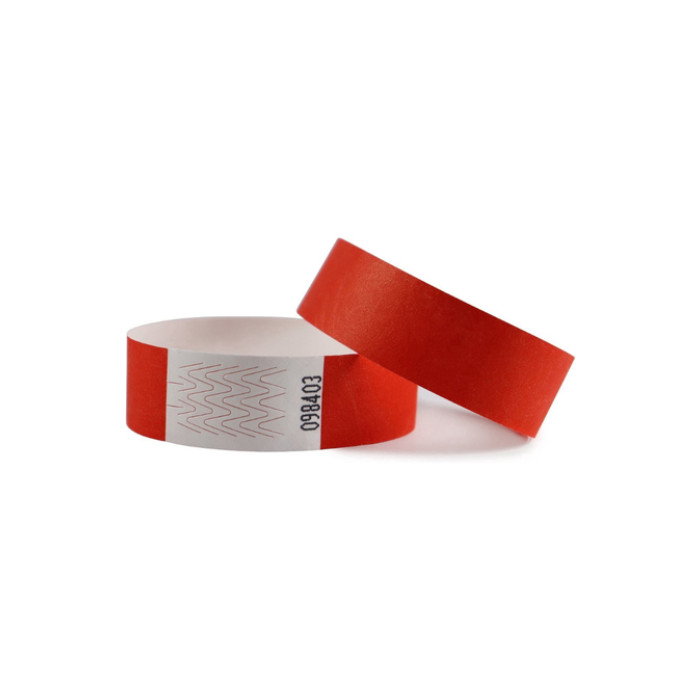 Polsband Combicraft Tyvek rood 100 stuks