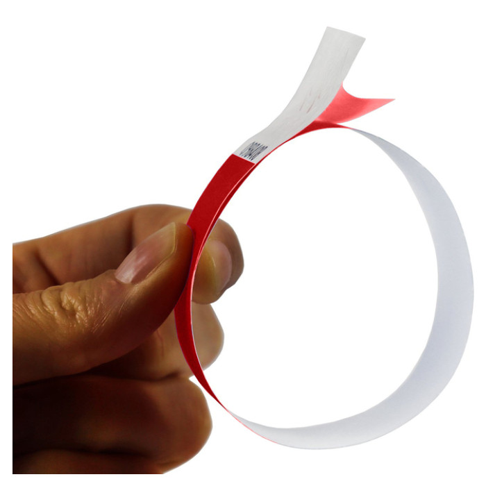 Polsband Combicraft Tyvek rood 100 stuks