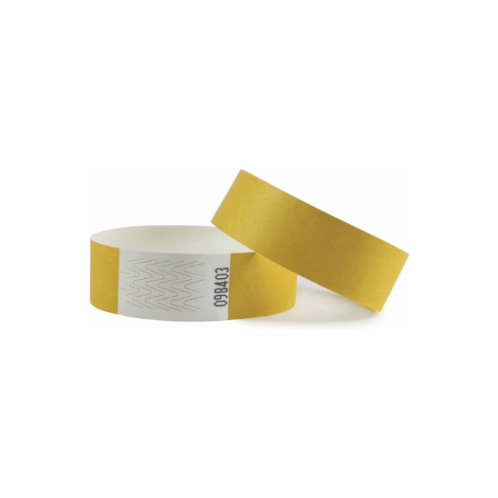 Polsband Combicraft Tyvek geel 100 stuks