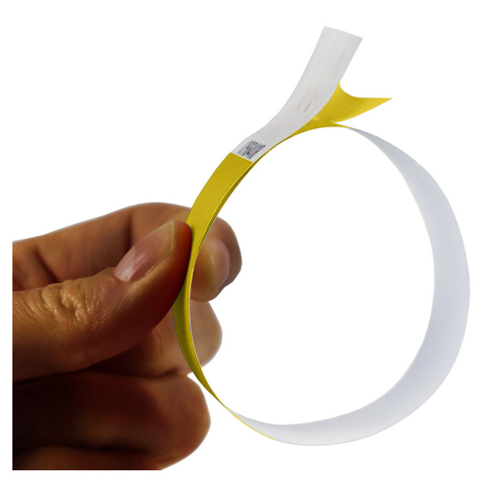 Polsband Combicraft Tyvek geel 100 stuks