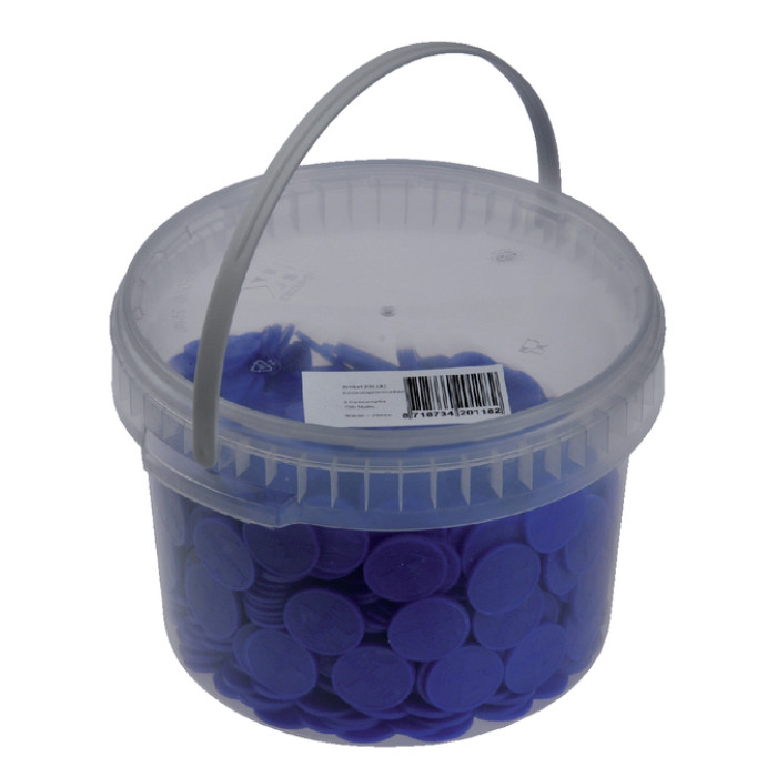 Consumptiemunt Combicraft blauw 750 stuks