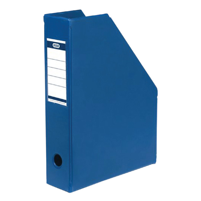 Tijdschriftcassette Elba A4 donkerblauw