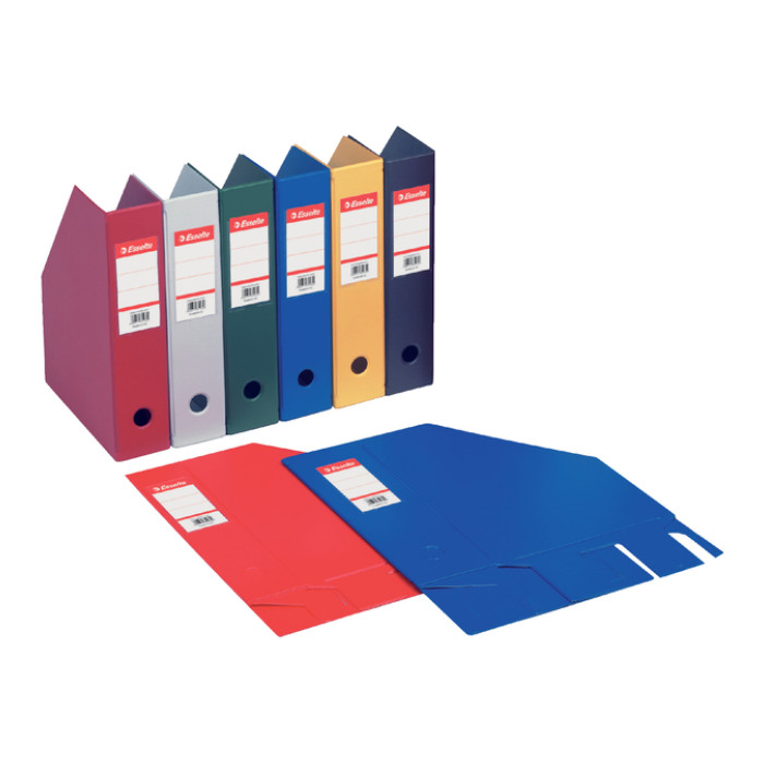 Tijdschriftencassette Esselte VIVIDA opvouwbaar A4 zwart