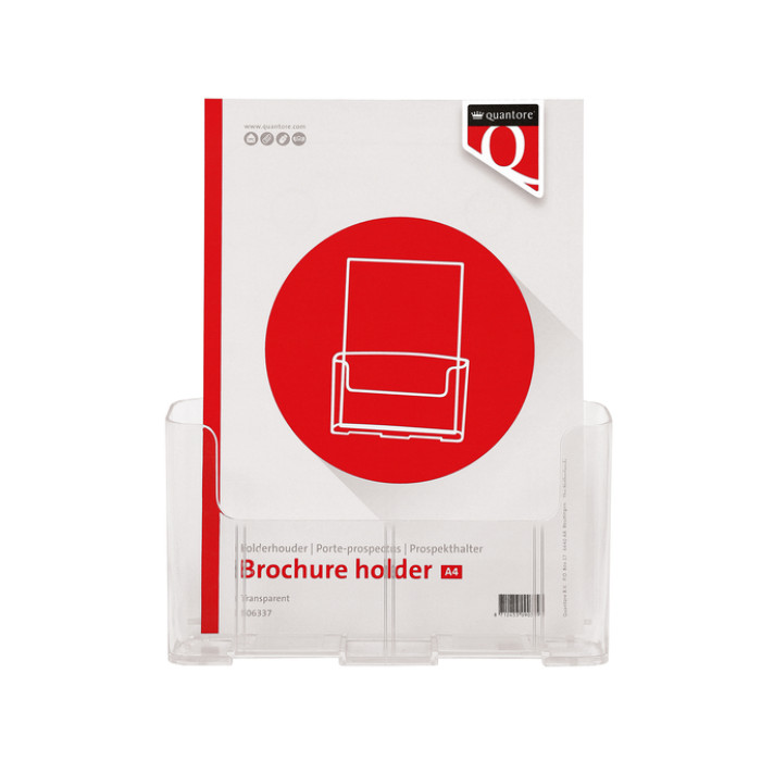 Folderhouder Quantore A4 transparant
