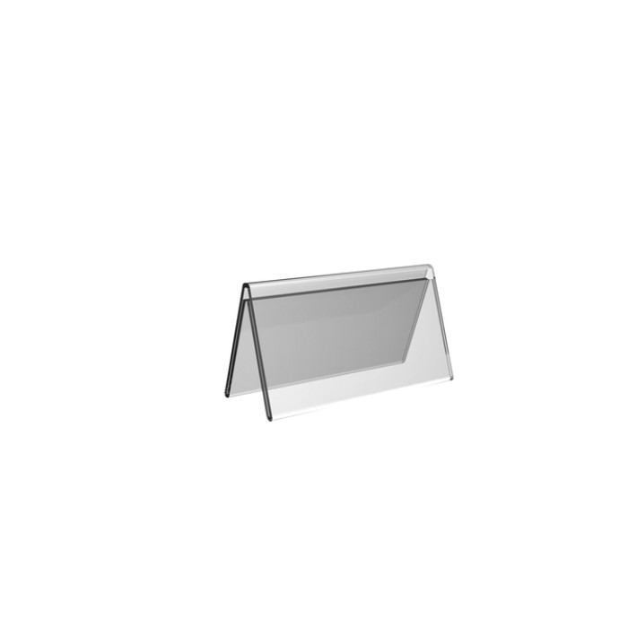 Tafelnaambord Europel V-standaard 70x150mm acryl